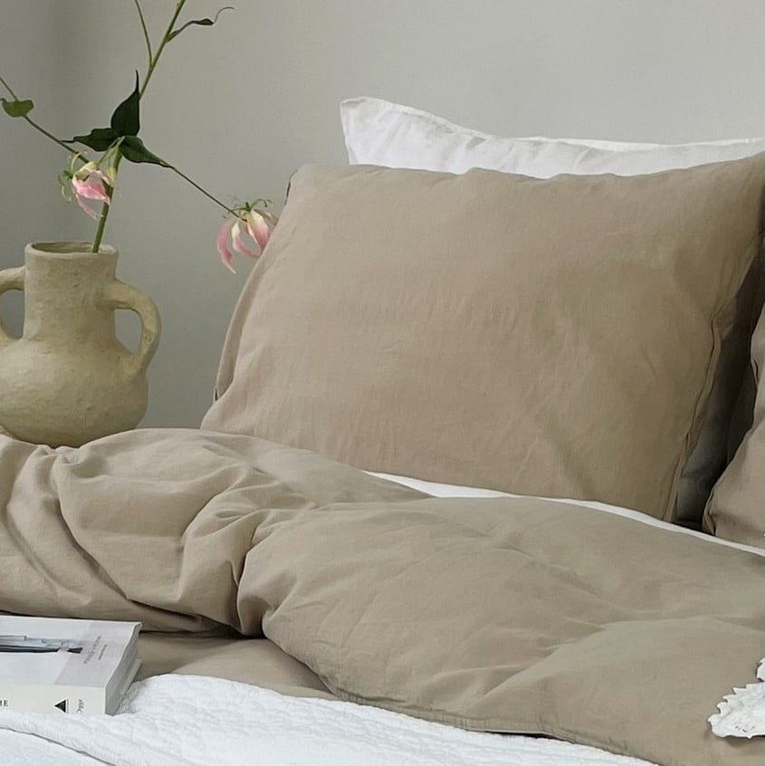 Linnen / katoen sloop 60x70 cm 3 Linnen / katoen sloop 60x70 cm