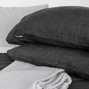 100% linnen dekbedset antraciet