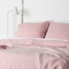 Home 43 Roze Linnen Dekbedset 140x220 ( 1 stuk beschikbaar )