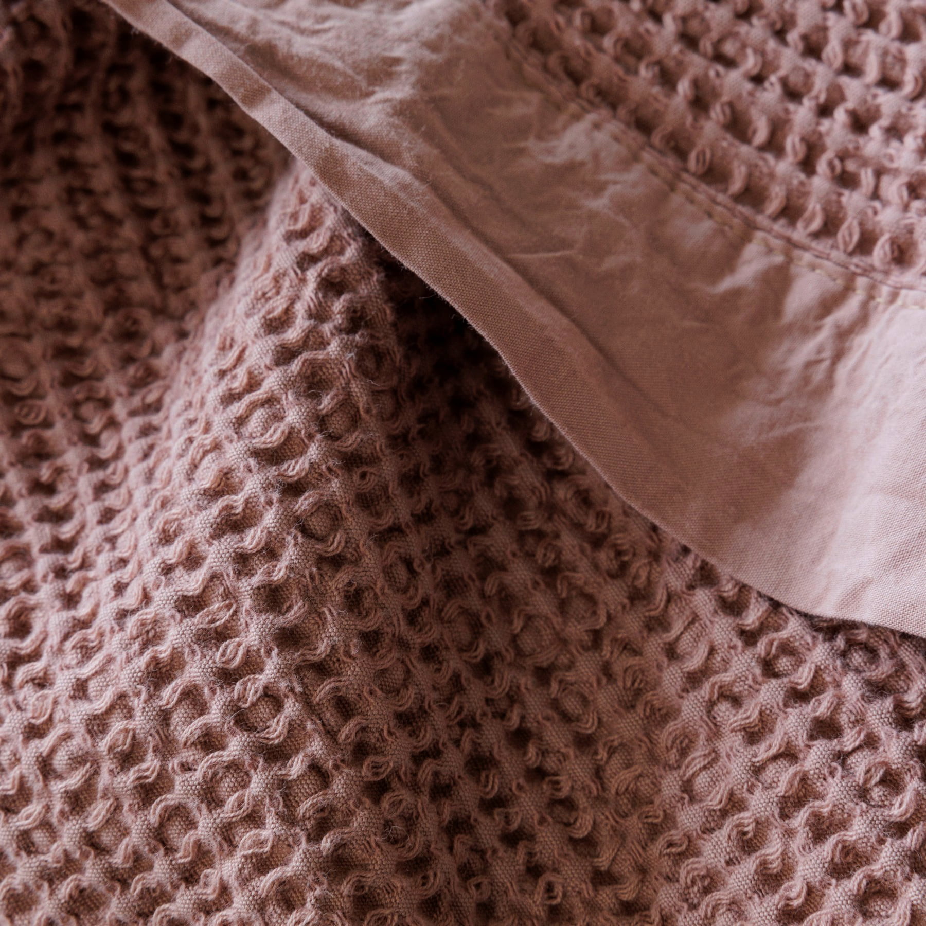 Everest wafelsprei rosewood 11 Everest wafelsprei rosewood - Afbeelding 9