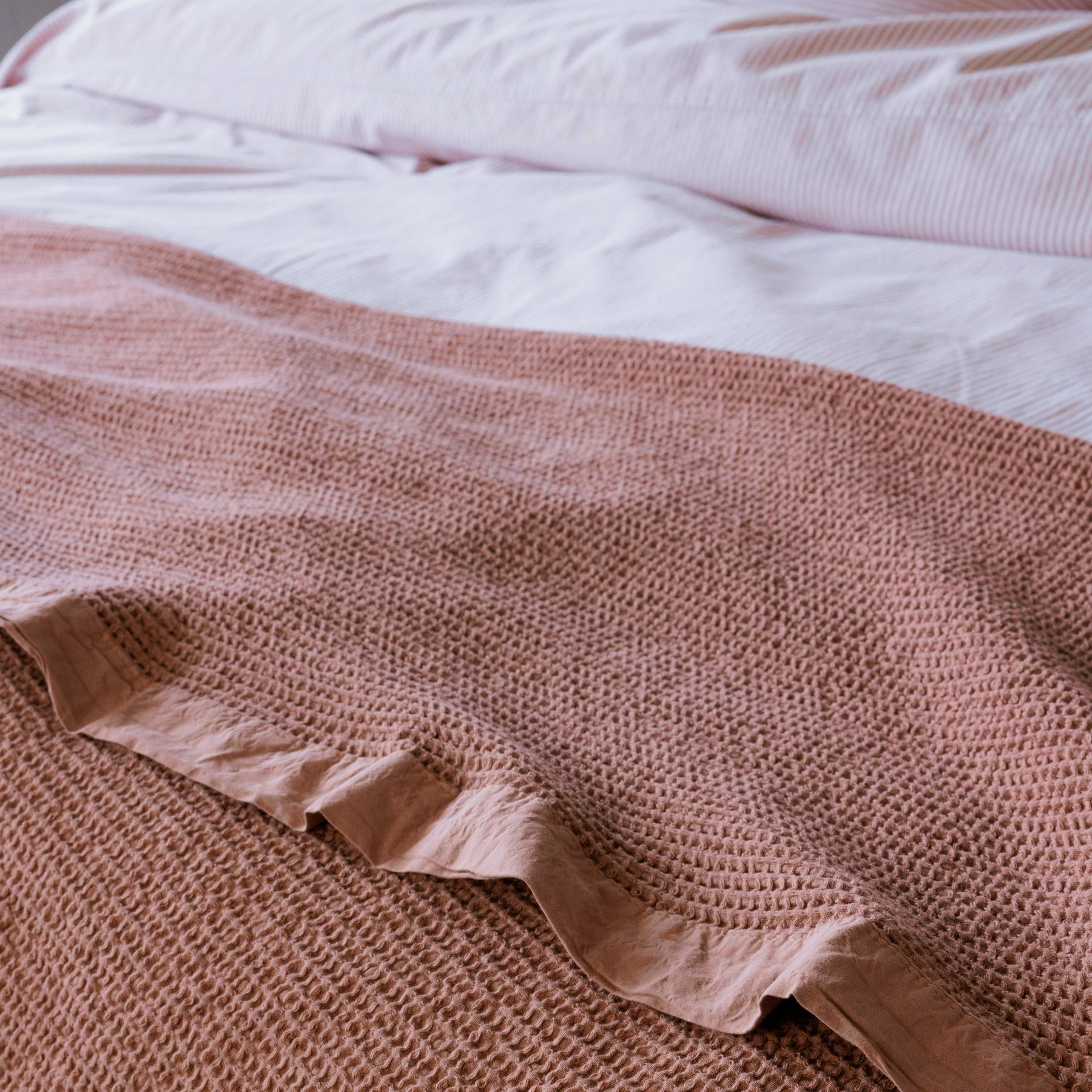 Everest wafelsprei rosewood 7 Everest wafelsprei rosewood - Afbeelding 5