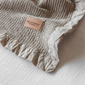 Everest wafelsprei zand/beige
