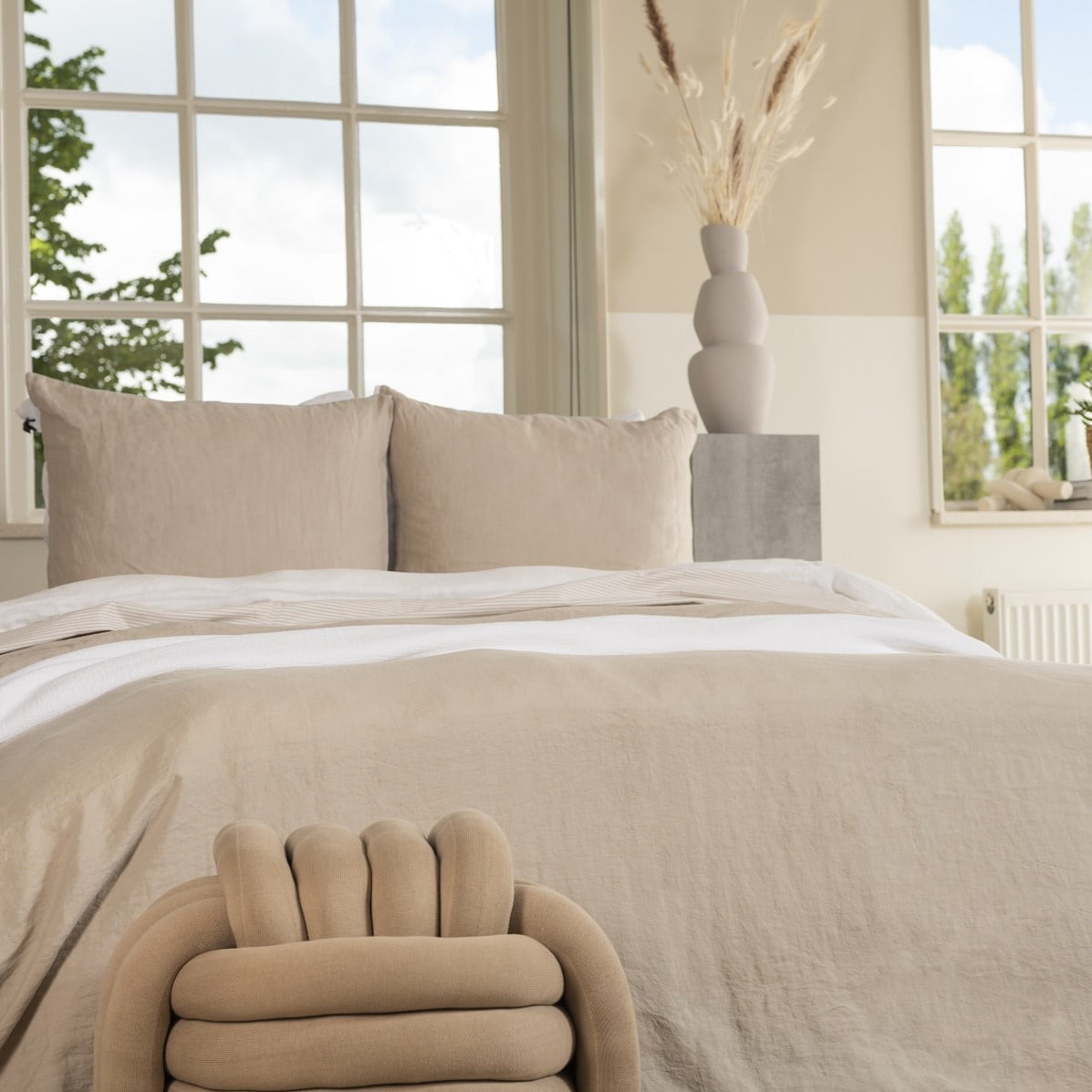 Zand Linnen Dekbedset 1 Zand Linnen Dekbedset 1