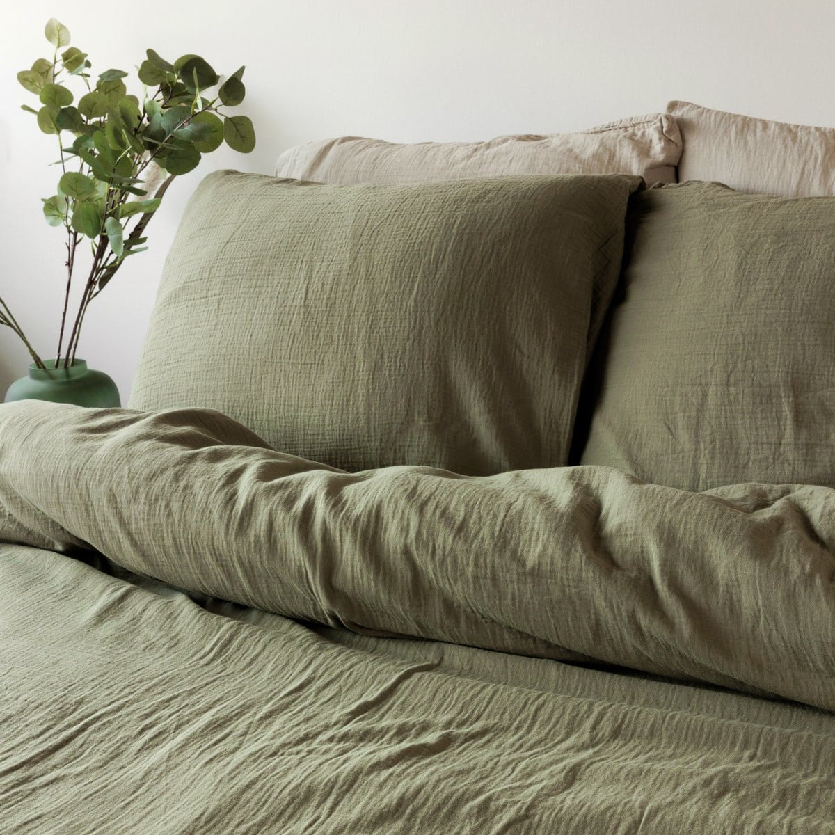 Mousseline olijf groen 8 Mousseline olijf groen - Afbeelding 6