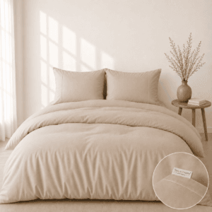 Boston beige satijn 300 TC