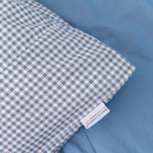 Gingham blauw