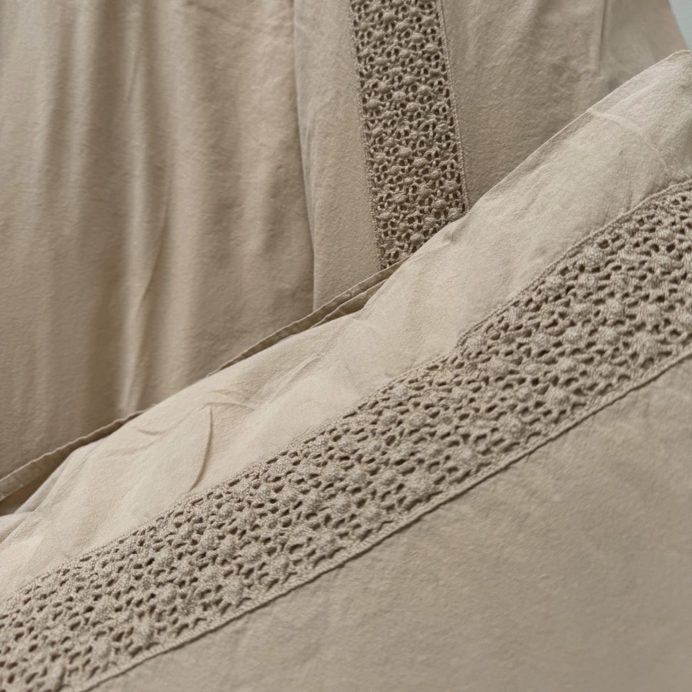 Maryland zand 4 Zandkleurig Dekbedovertrek