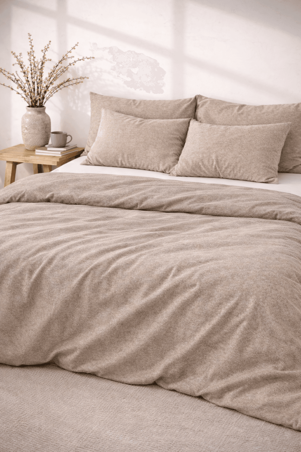 Jersey zand dekbedset 1 Jersey zand dekbedset 1