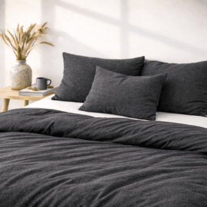 Jersey antraciet dekbedset