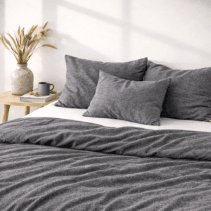 Jersey antraciet dekbedset