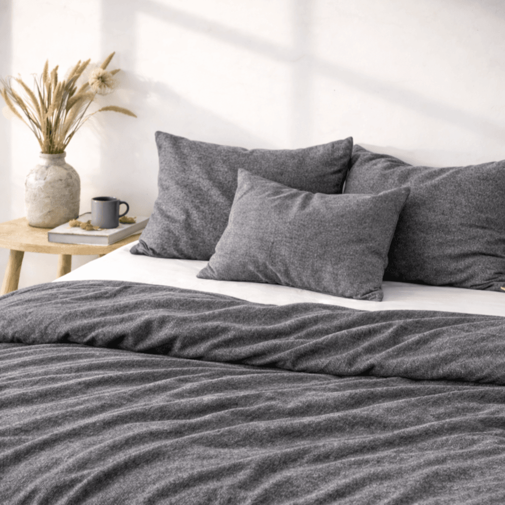 Jersey antraciet dekbedset 2