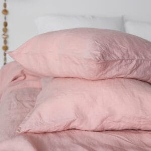 Roze Linnen Dekbedset