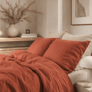 100% linnen dekbedset tile 240×220