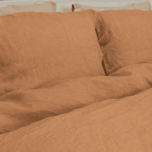 100 % linnen dekbedset toffee