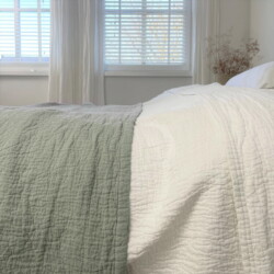 Lookbook 1 Lichtgroene bedsprei Denver